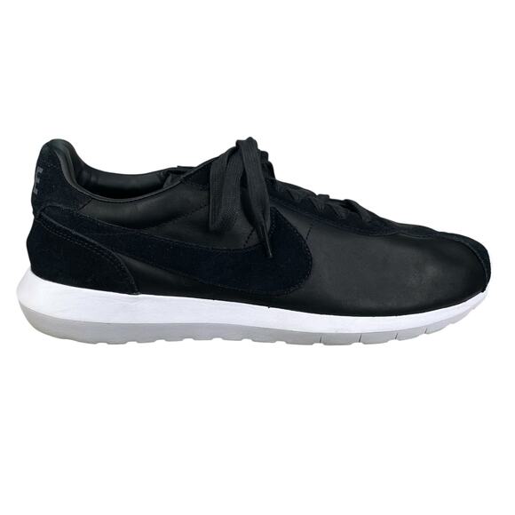 Nike Mens Roshe LD 1000 Premium QS Black Leather Running Sneakers Size US 12 - Picture 1 of 11